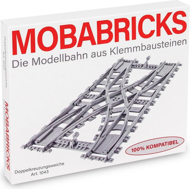 Produktbild Mobabricks Doppelkreuzungsweiche