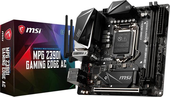 Produktbild MSI MPG Z390I Gaming Edge AC (LGA 1151, Intel Z390, Mini-ITX)