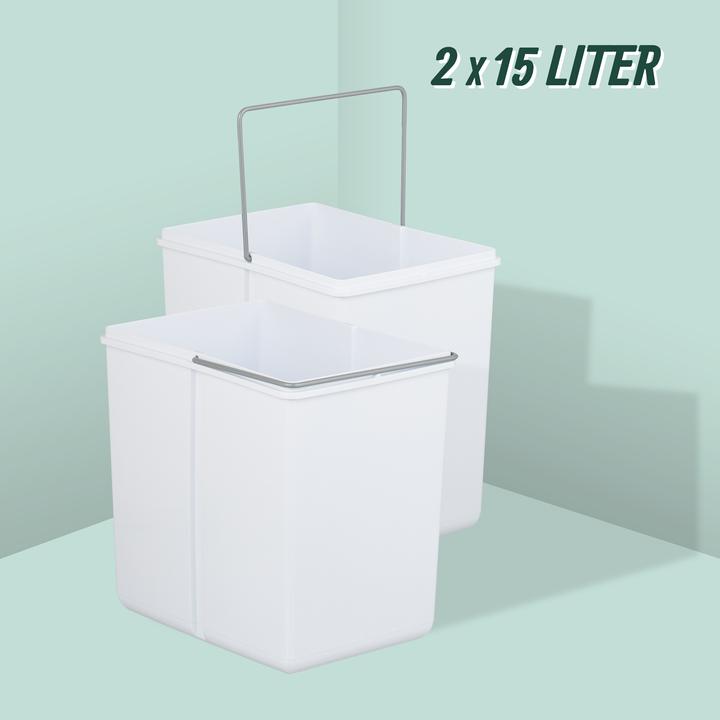 Produktbild Relaxdays Einbaumülleimer (15 l)