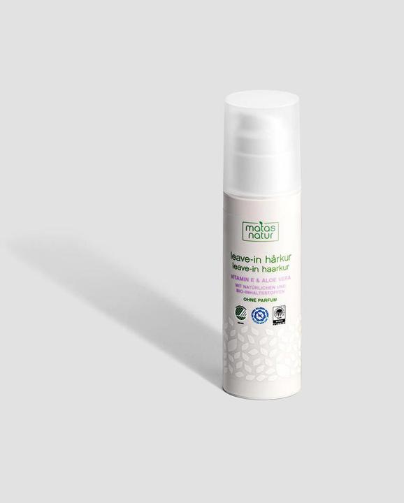 Actual product image Matas Nature Leave-In Hair Treatment With Organic Aloe Vera And Vitamin E (150 ml)