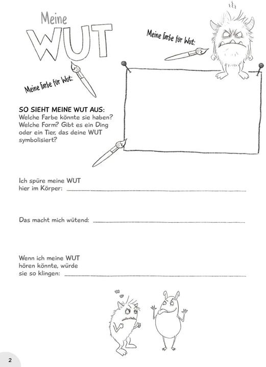 Produktbild Mein Gefühle-Heft. Ausmalen, Ausfüllen und Dampf ablassen mit Eddie