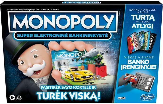 Immagine prodotto Monopoly Gioco Hasbro ": Super Electronic Banking", LT (Inglese)