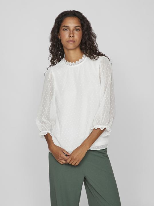 Actual product image Vila Dotted top with 3/4-length sleeves (42)