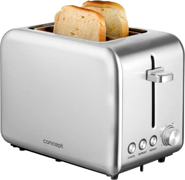 Produktbild Concept TE2050 toaster 2 slice(s) Stainless steel