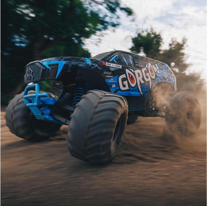 Productafbeelding Arrma Monstertruck Gorgon MEGA 550 RWD Blauw, ARTR, 1:10 (RTR Gereed voor gebruik)