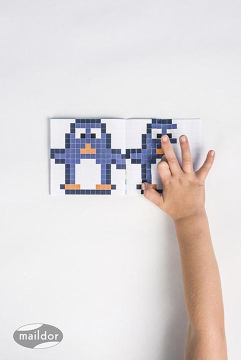 Image du produit Maildor Pochette créative, Pixel party - Multicolore
