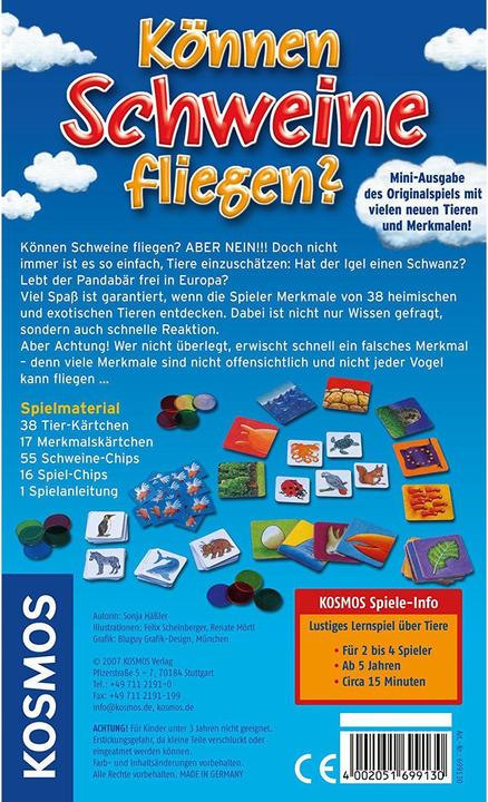 Produktbild Kosmos Können Schweine fliegen? Miniausgabe (Deutsch)