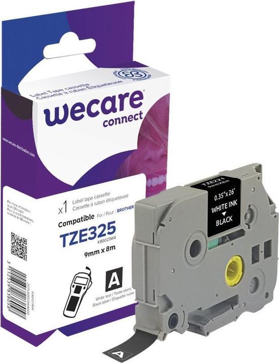 Produktbild Armor OWA K80023W4 Etiketten erstellendes Band Weiss auf Schwarz (0.90 cm, Schwarz)