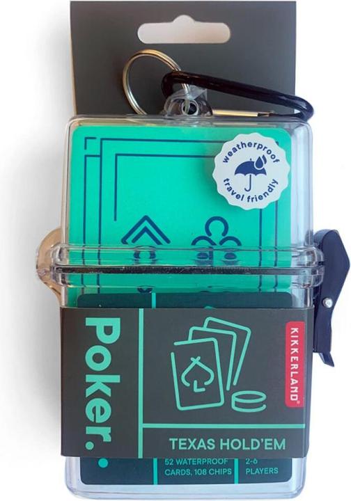 Kikkerland Gioco del poker da viaggio