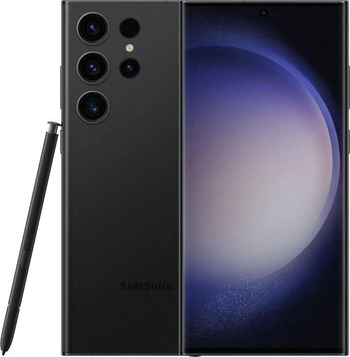 Actual product image Samsung Galaxy S23 Ultra (256 GB, Phantom Black, 6.80", SIM + eSIM, 200 Mpx, 5G)