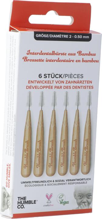 The Humble Co. Interdentalbürsten 0.50 mm rot 6 Stück (6 x, 0.50 mm)