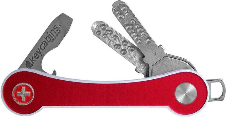 Immagine prodotto Keycabins Organizzatore di chiavi KCAFS1.7 Telaio in alluminio S1 rosso