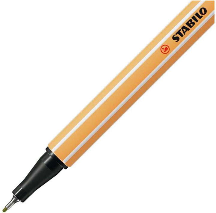 Immagine prodotto STABILO punto 88 Fineliner (Verde fango, 1 x)