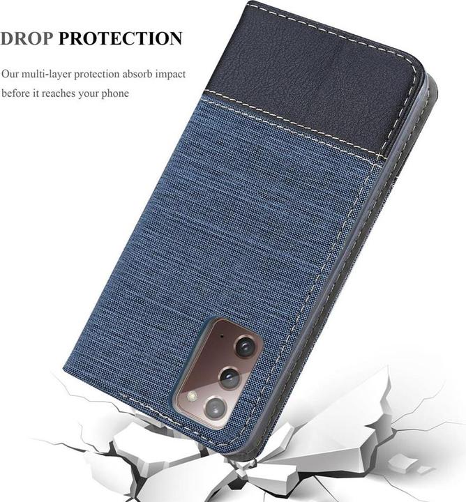 Actual product image Cadorabo Book Jeans Optics Cover (Samsung Galaxy Note 20)