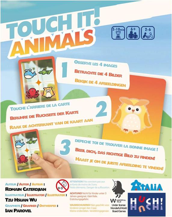 Produktbild TOUCH IT Tiere (d,f) (Deutsch, Französisch)
