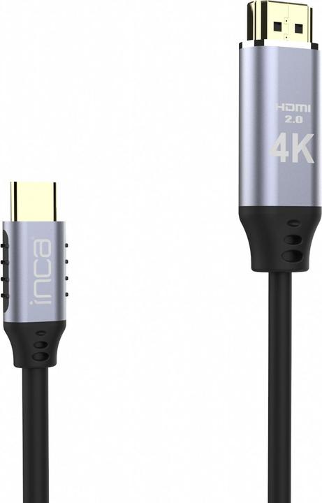 Produktbild Inca USB Kabel ITCH-02TX Typ C > HDMI, 1.4, 4K30Hz, 2m retail (2 m, USB Typ C)