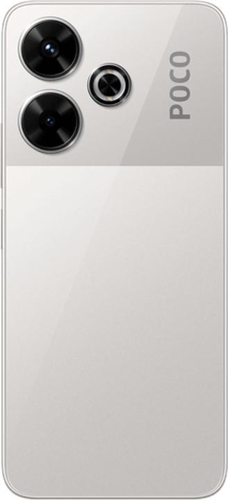 Actual product image Xiaomi Poco M6 EU (128 GB, Silver, 6.79", Dual SIM, 108 Mpx, 4G)