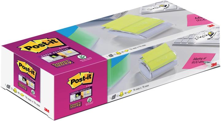 Produktbild Post-it Super Sticky Z-Notes Dispenser (76 x 76 mm)