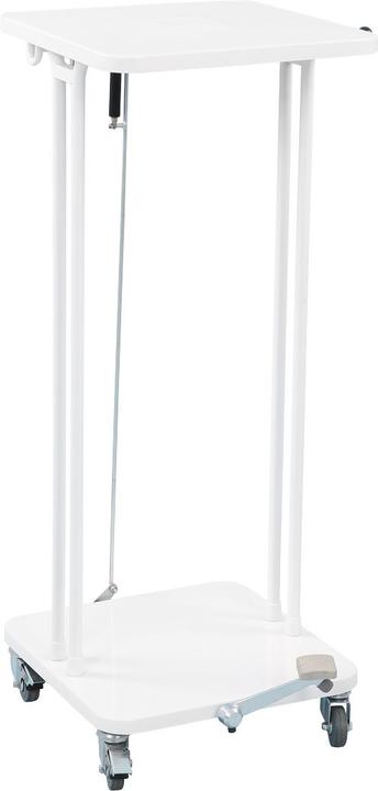 ReinigungsBerater support pour sacs poubelle mobile Saekko Boy à pédale 60 L Blanc avec couvercle à fermeture souple (40 l)
