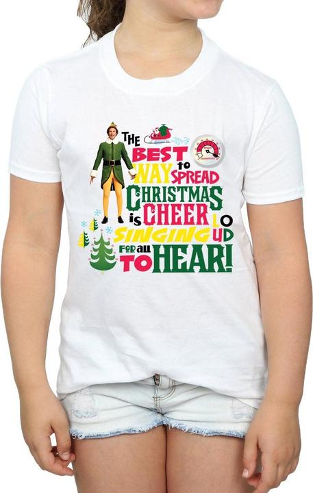 Immagine prodotto Elf Christmas Cheer Maglietta Ragazze (152, 158)