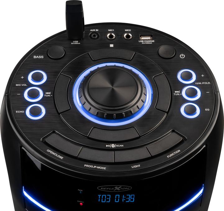 Actual product image Reflexion Bluetooth Speaker with CD (10 h, Electrical connection, Rechargeable battery operated)