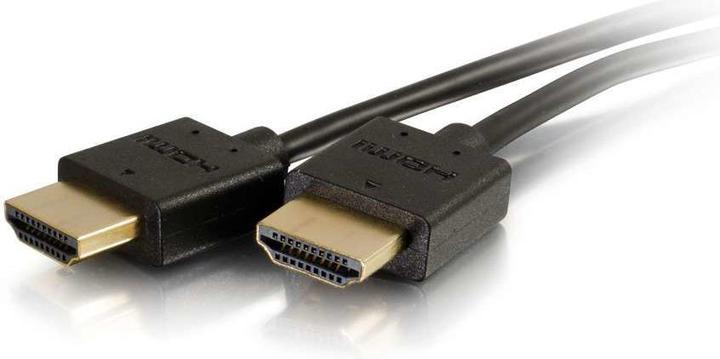 Actual product image C2G 0.6m Ultra Flexible High Speed HDMI Cable with Low Profile Connectors (0.60 m, HDMI)