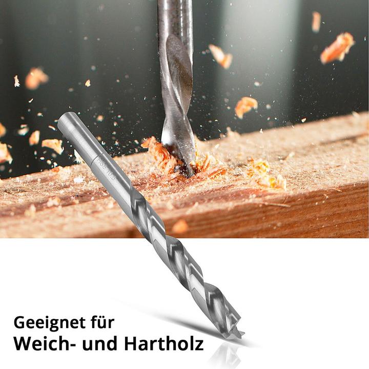 Actual product image Stahlwerk HSS wood twist drill 25-piece set 1-13 mm DIN 338 with sharpened edges (1 mm - 13 mm)