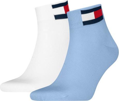 Image du produit Tommy Hilfiger Socken Söckchen 2P Weiss/Blau (39 - 42)