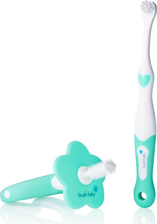 Produktbild Brush-Baby Zahnbürste und Zahnungshilfe (Weich, 2 x)