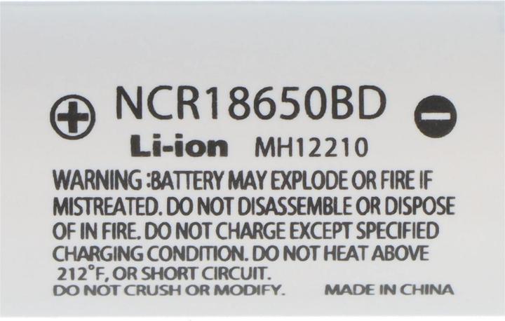 Actual product image Panasonic Battery NCR18650A unprotected (3100 mAh)