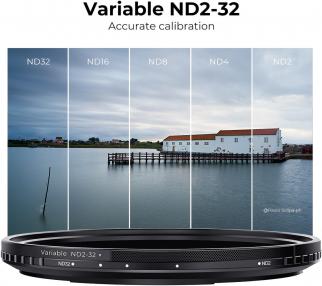 Produktbild K&F Concept Grauer einstellbarer Magnetfilter Nano-X MRC Fader ND2-32 - 72 mm (72 mm, ND- / Graufilter, 72 mm)