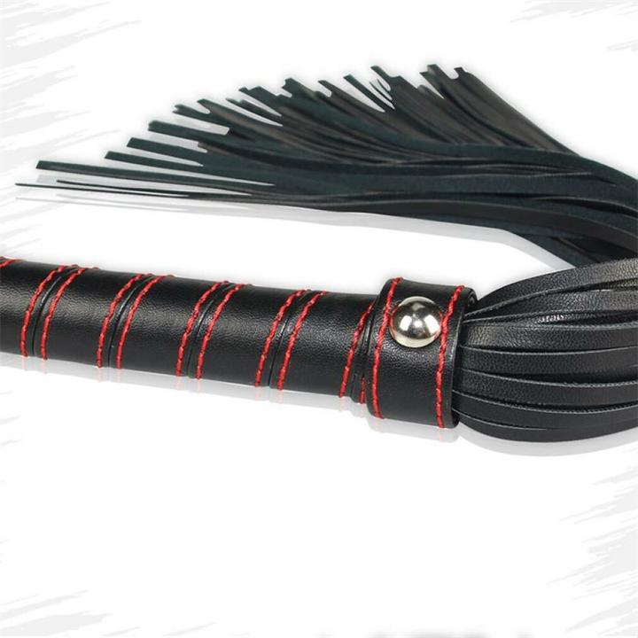 Actual product image Lovetoy Beginner Flogger Bondage Black