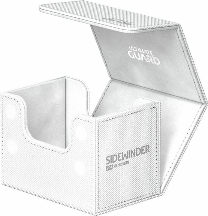 Ultimate Guard Kartenbox XenoSkin Sidewinder Monocolor 80+ Weiss