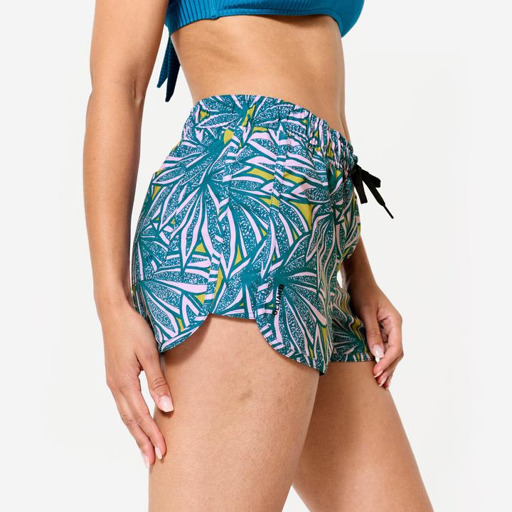 Produktbild Olaian Boardshorts Damen Tini Flow blau/violett (40, 42)
