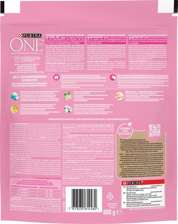 Produktbild Purina ONE Trockenfutter (Junior, 1 Stk., 800 g)