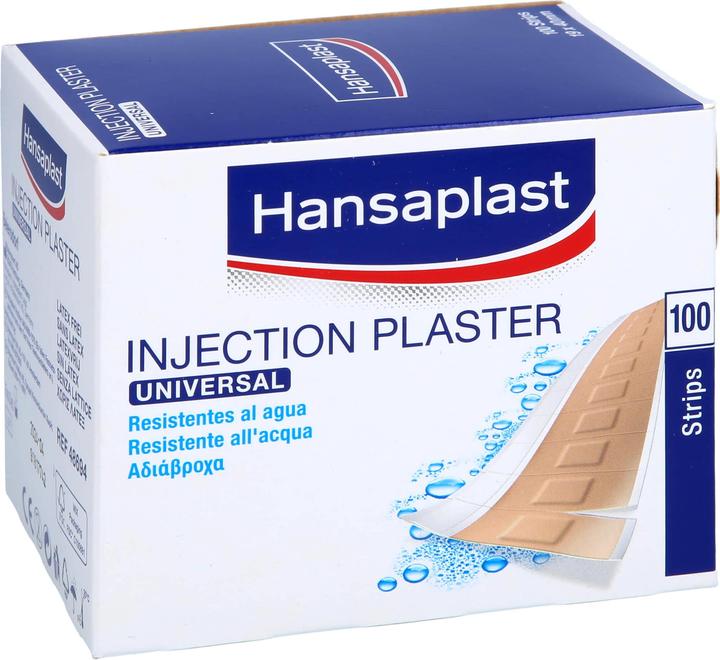 Actual product image Hansaplast Injection Plaster Universal Injection Plaster Water repellent, 100 pcs. plasters (100 x)