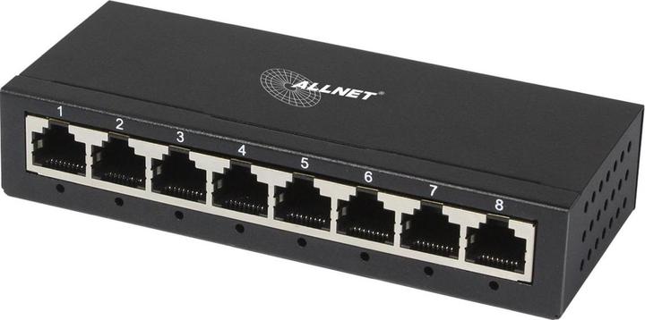 Produktbild Allnet Switch unmanaged Layer2 8 Port o 8x 1GbE o Lüfterlos o ALL-SG8008 (8 Ports)