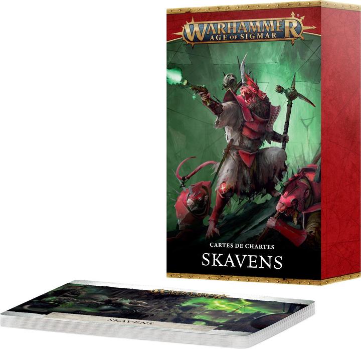 Actual product image Games Workshop Warhammer AoS - Warscroll Cards V.4 : Skaven (Fr)