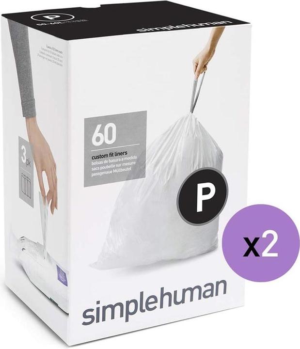 Actual product image Simplehuman Garbage bag (20 x, 60 l)