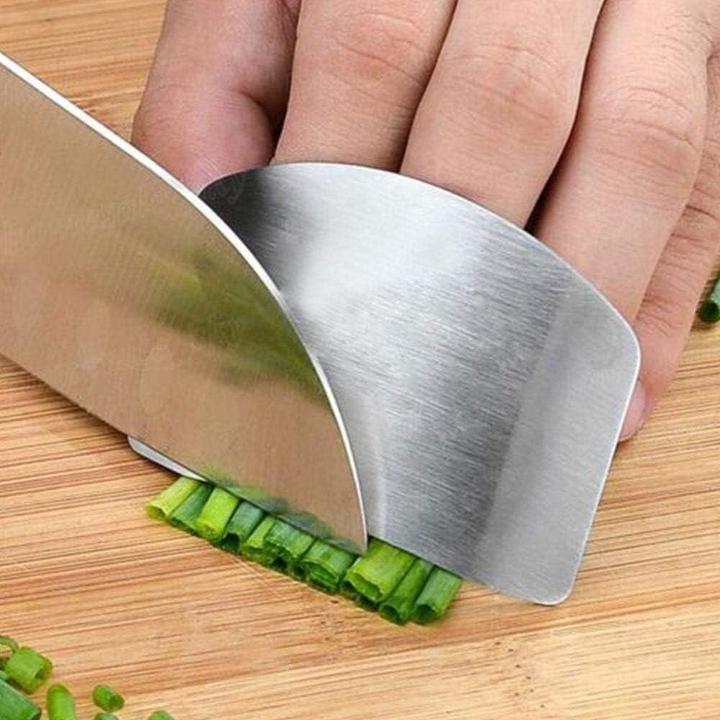 Immagine prodotto ASMI Protezione per le dita degli utensili da cucina in acciaio inox Due