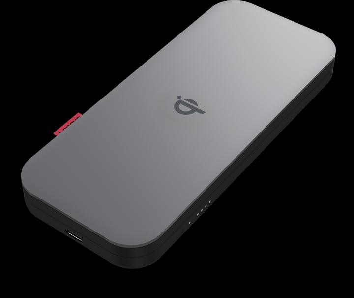 Actual product image Lenovo Go USB-C Mobile Power Bank + Qi Wireless (10000 mAh, 27 W, 38.50 Wh)