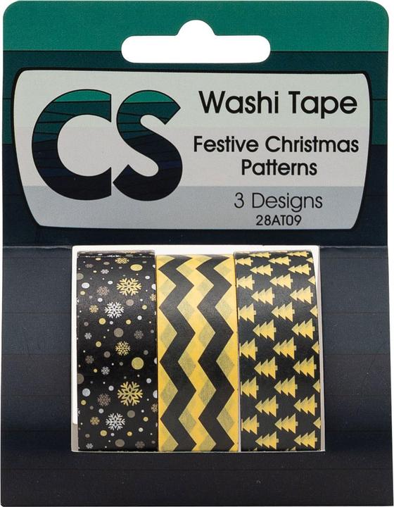 Produktbild Colorations Washi Tape Festliche Weihnachtsmuster 3 Rollen