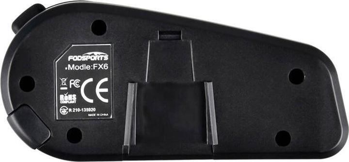 Fodsports FX6 motorcycle intercom two-pack (black) (2er Set)