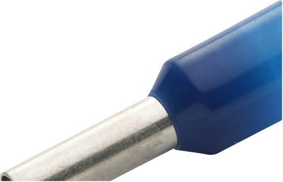 RND Electronics Embout de câble 2.5mm² bleu 18mm paquet de 100 pièces