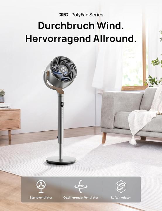 Immagine prodotto Dreo PolyFan Standventilator (23 dB)
