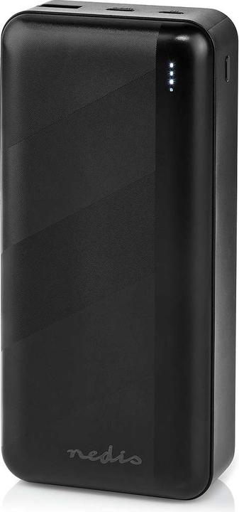 Actual product image Nedis powerbank | 32000 mAh | 2.4 / 3.0 / 3.25 A | Number of outputs: 2 | Output connection: 1x US (32000 mAh, 65 W, 111 Wh)