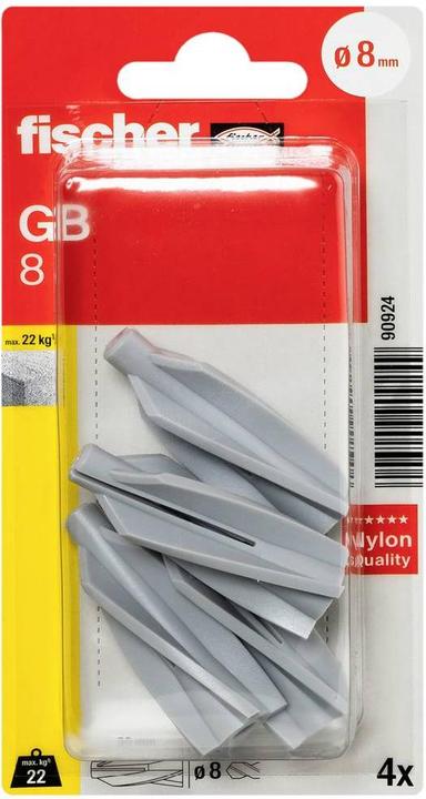 Produktbild Fischer Gasbetondübel GB 8 (4 Stk.)