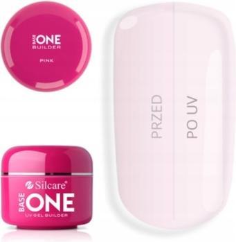Silcare Base One Uv Gel Builder Nail Builder Gel Pink 15G