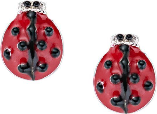 Produktbild Amen Junior Red Ladybug Ohrstecker (Silber 925, Emaille)