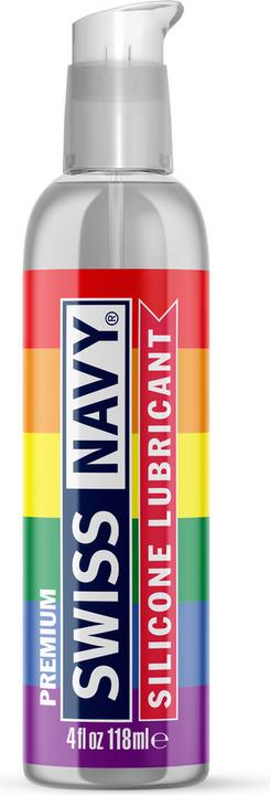 Swiss Navy Premium - Siliconebased Lubricant - Pride Edition - 4 fl oz / 118 ml (118 ml)